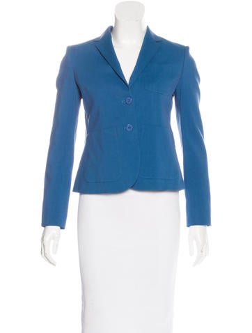 Gucci Notch-Lapel Long Sleeve Blazer