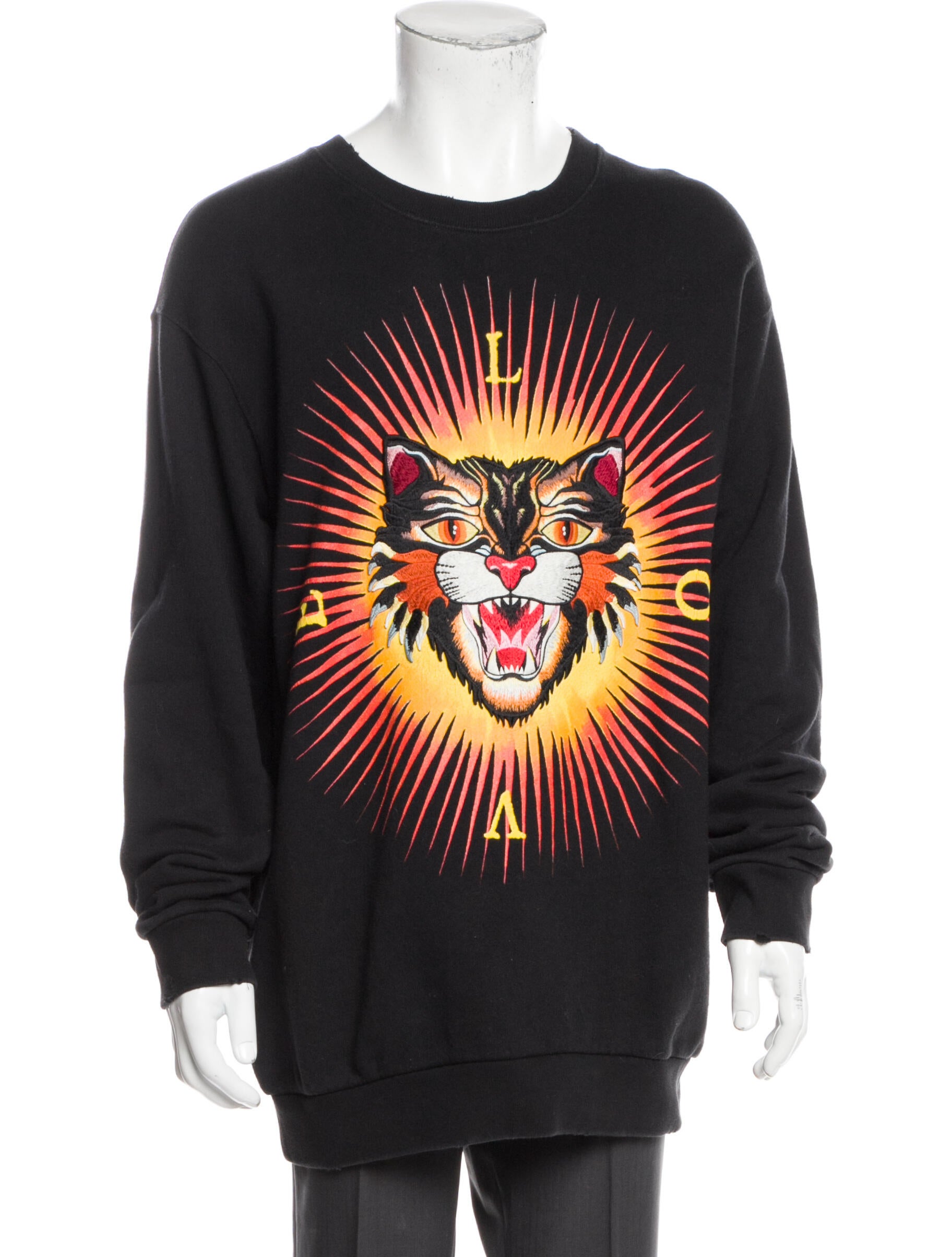 Gucci 2017 Angry Cat Sweatshirt