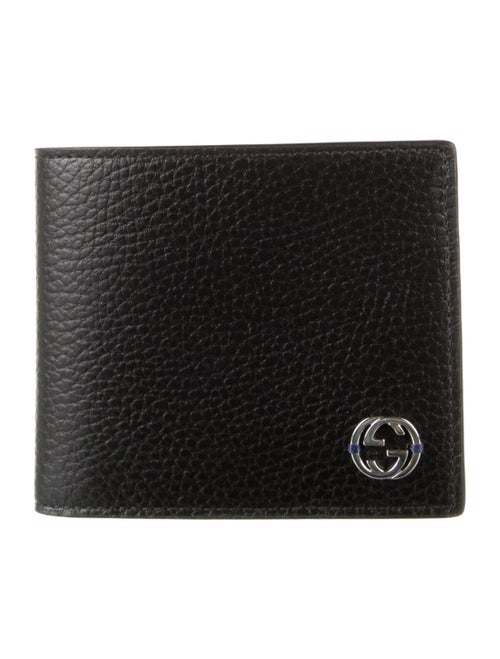 Gucci Interlocking G Logo Leather Bifold Wallet