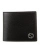 Gucci Interlocking G Logo Leather Bifold Wallet
