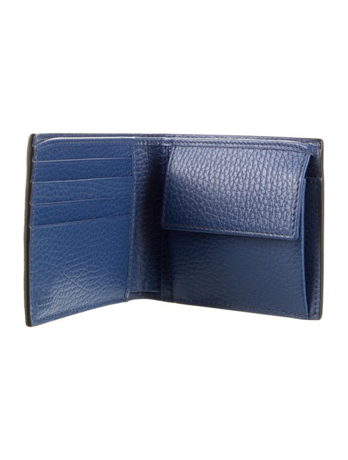 Gucci Interlocking G Logo Leather Bifold Wallet