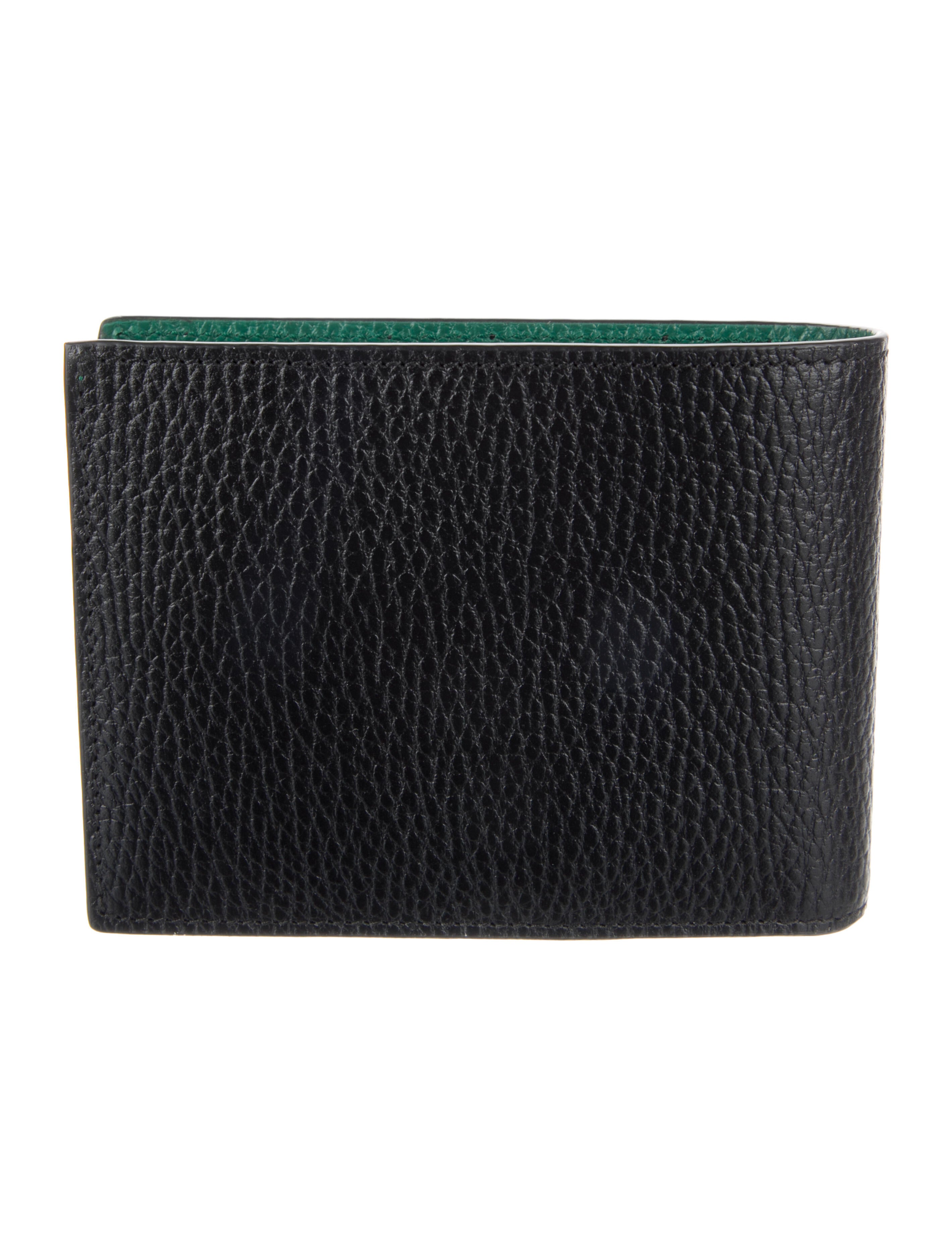 Gucci Interlocking G Logo Leather Bifold Wallet