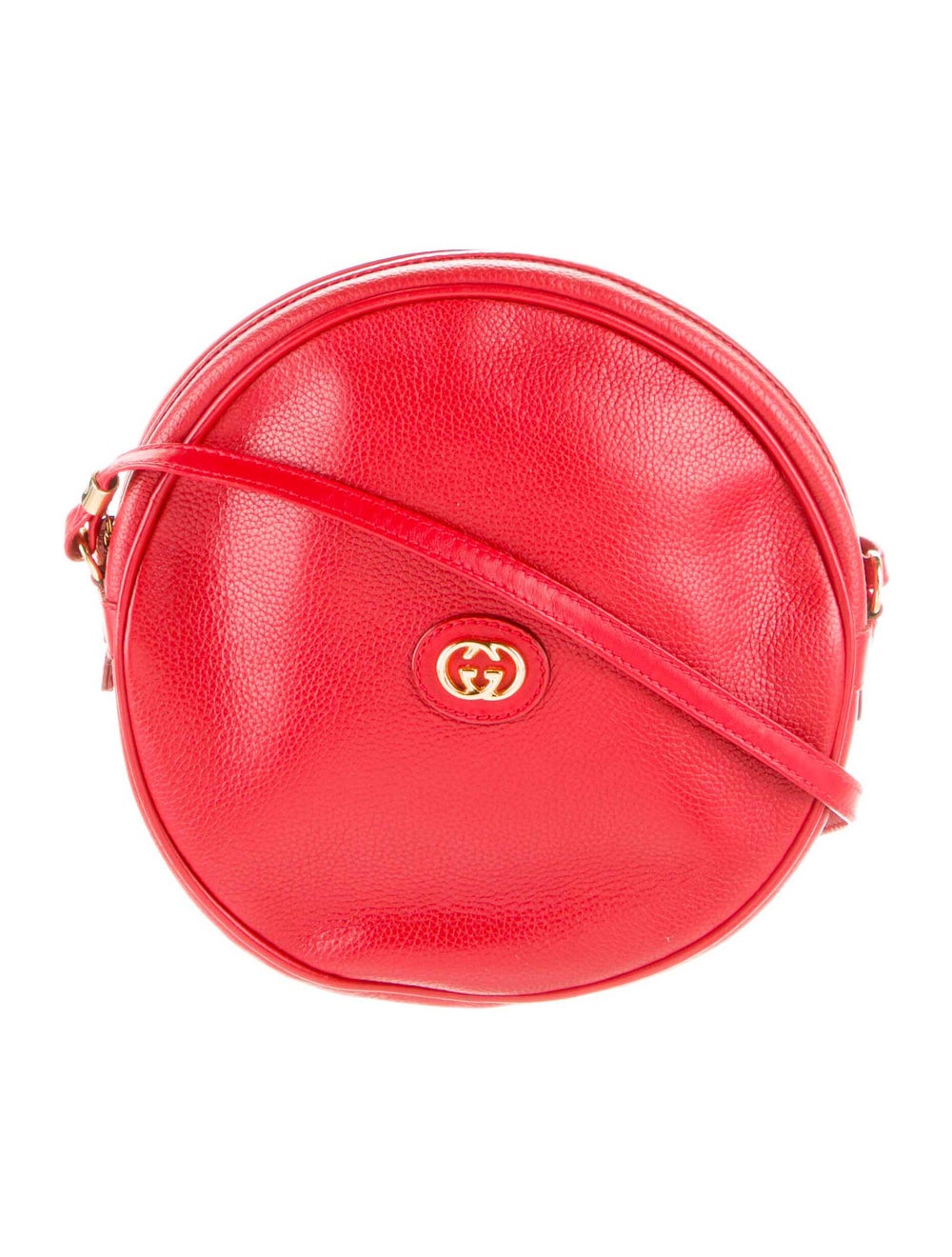 Gucci Vintage Leather Crossbody Bag Gem