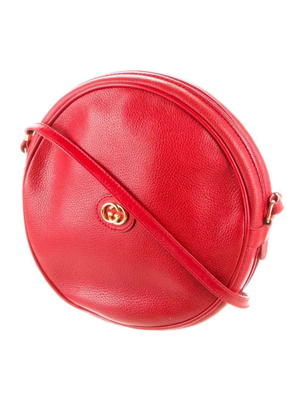 Gucci Vintage Leather Crossbody Bag Gem