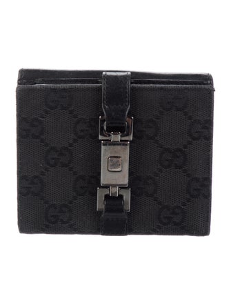 Gucci Jackie GG Canvas Compact Wallet