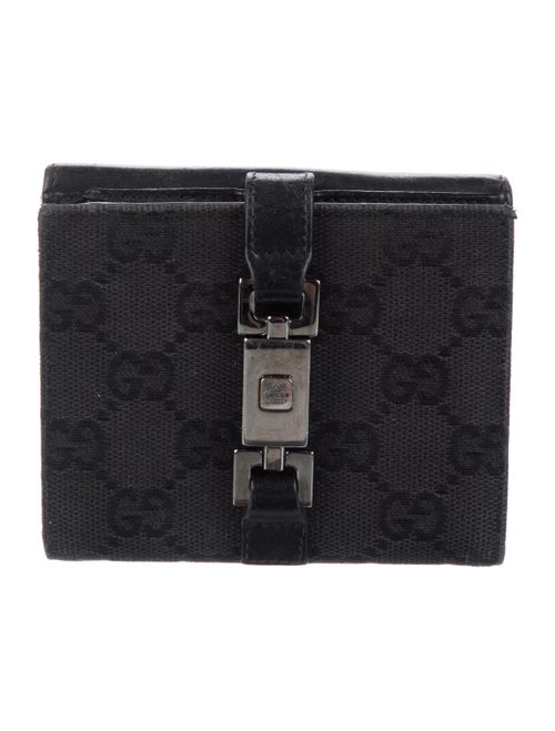 Gucci Jackie GG Canvas Compact Wallet