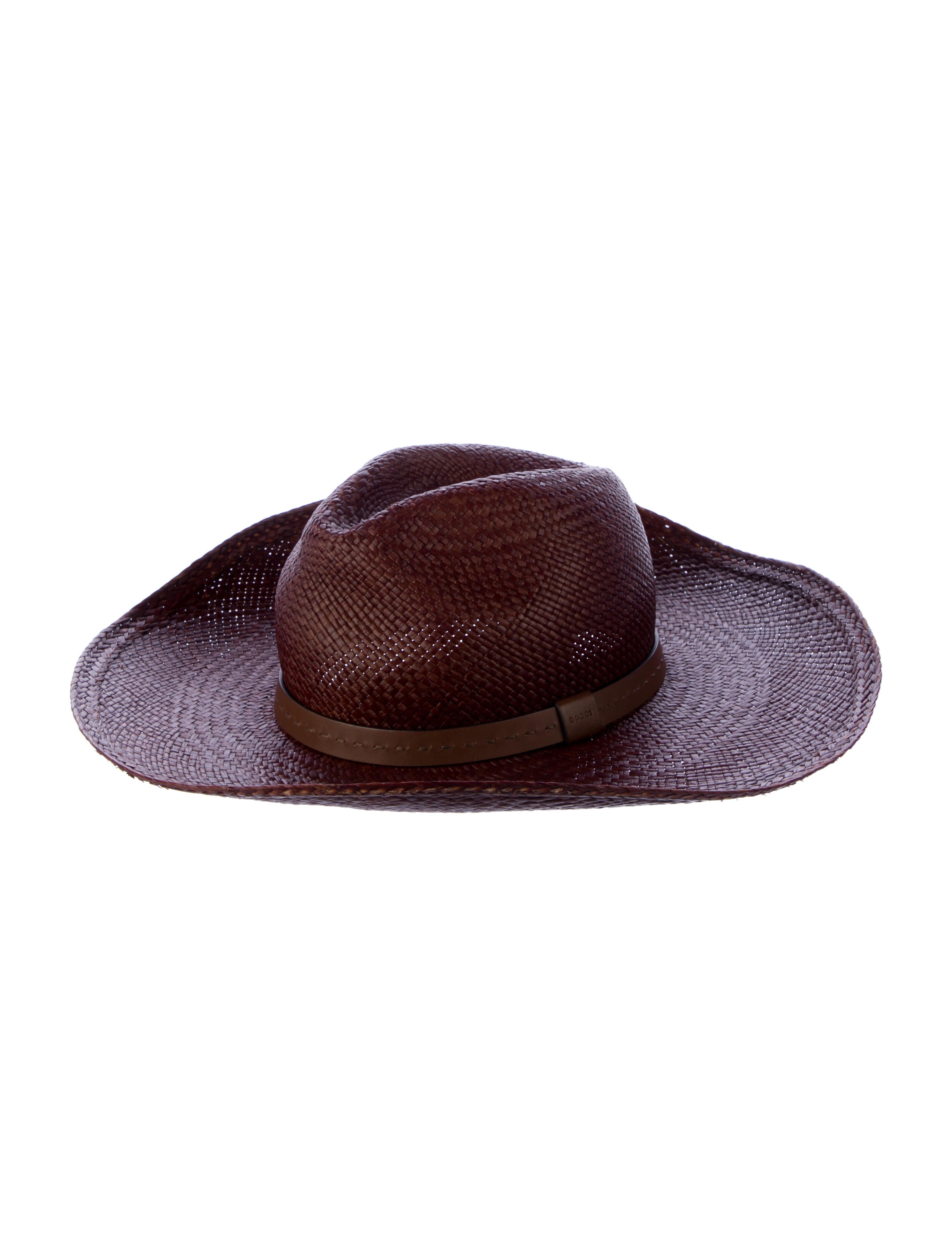 Gucci Wide Brim Sun Hat w/ Tags Brown Hats, Accessories GUC1241351 The RealReal