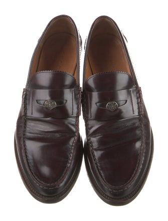 Gucci Hysteria Accent Leather Loafers