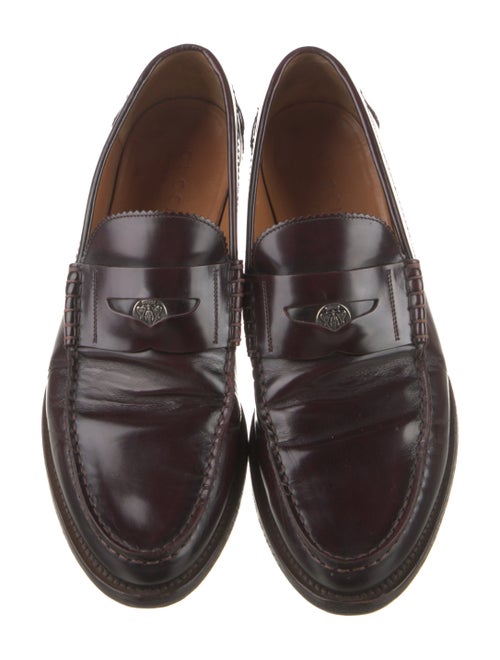 Gucci Hysteria Accent Leather Loafers