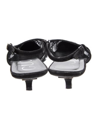 Gucci GG Crystal Slingback Pumps