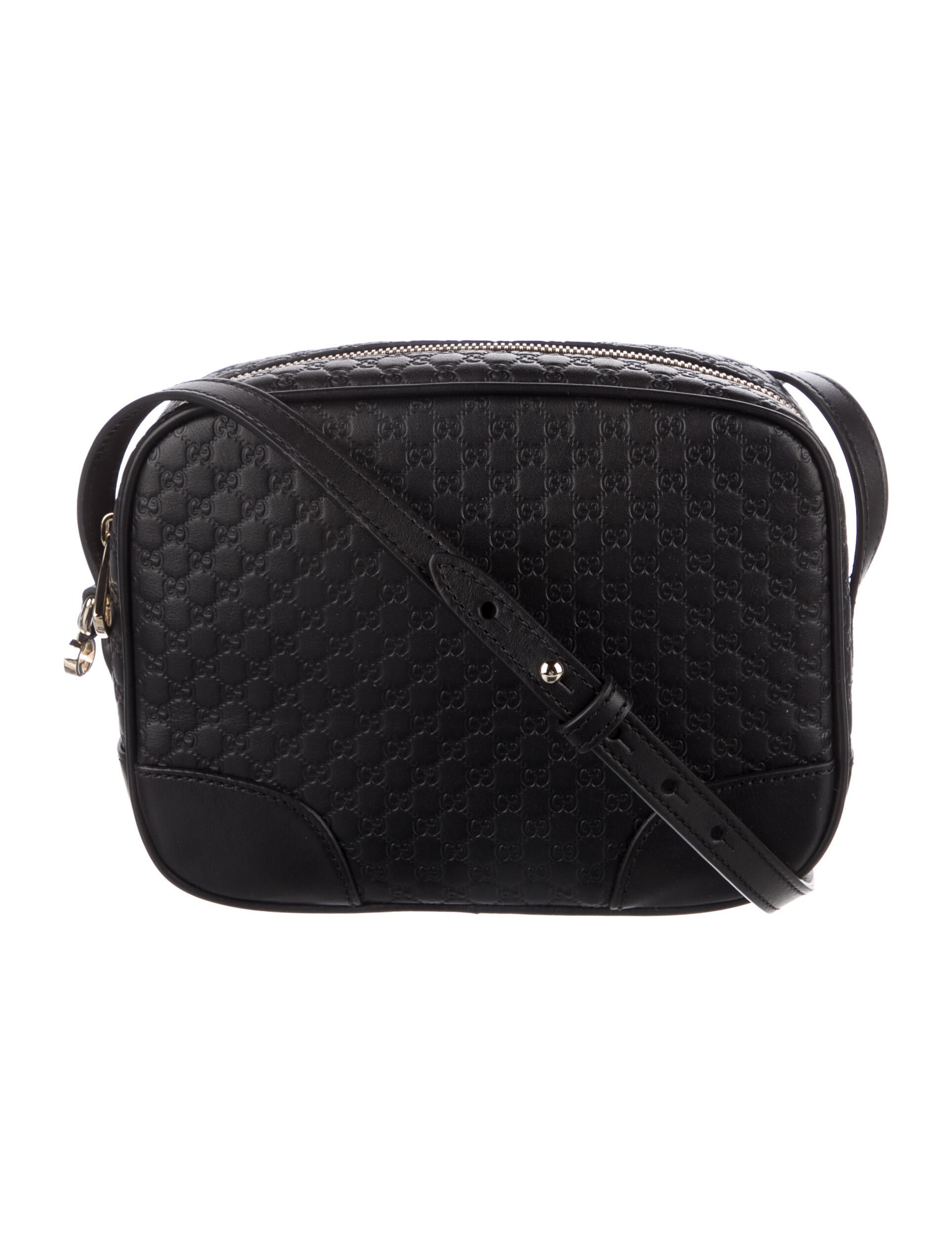 Gucci Microguccissima Mini Bree Crossbody Bag Black Crossbody Bags
