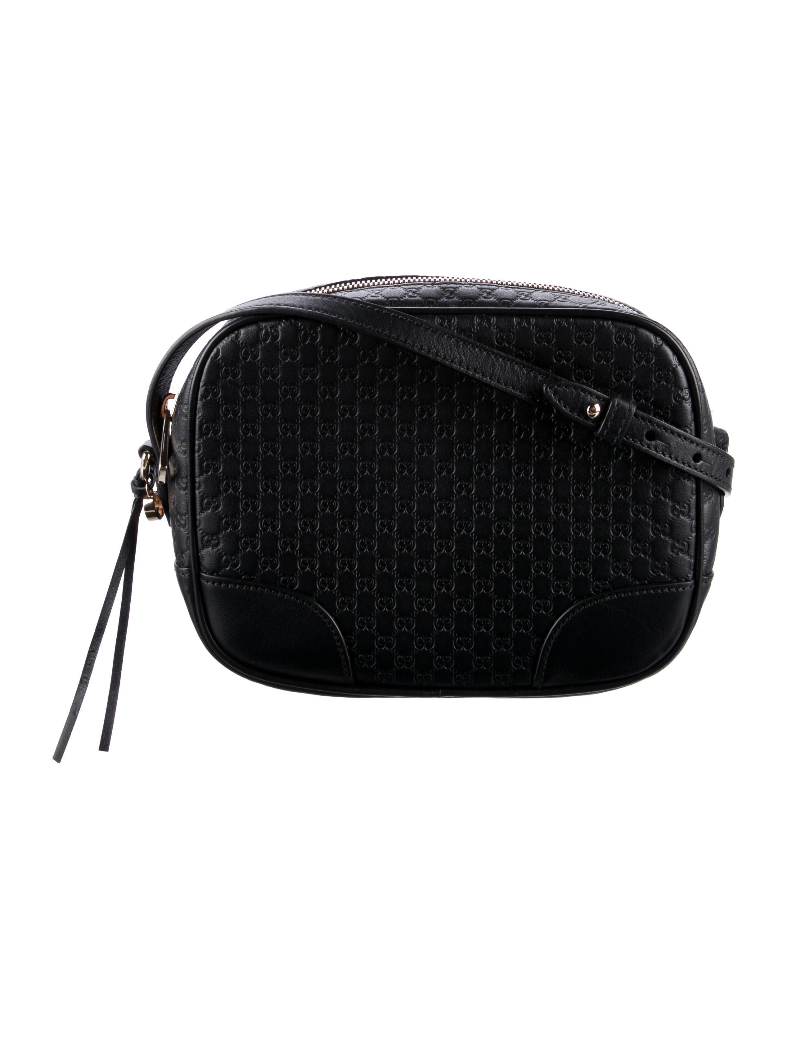 Gucci Microguccissima Mini Bree Crossbody Bag Black Crossbody Bags