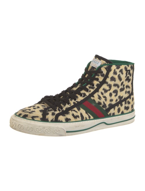 Gucci Web Accent Canvas Sneakers