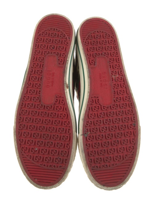 Gucci Web Accent Canvas Sneakers