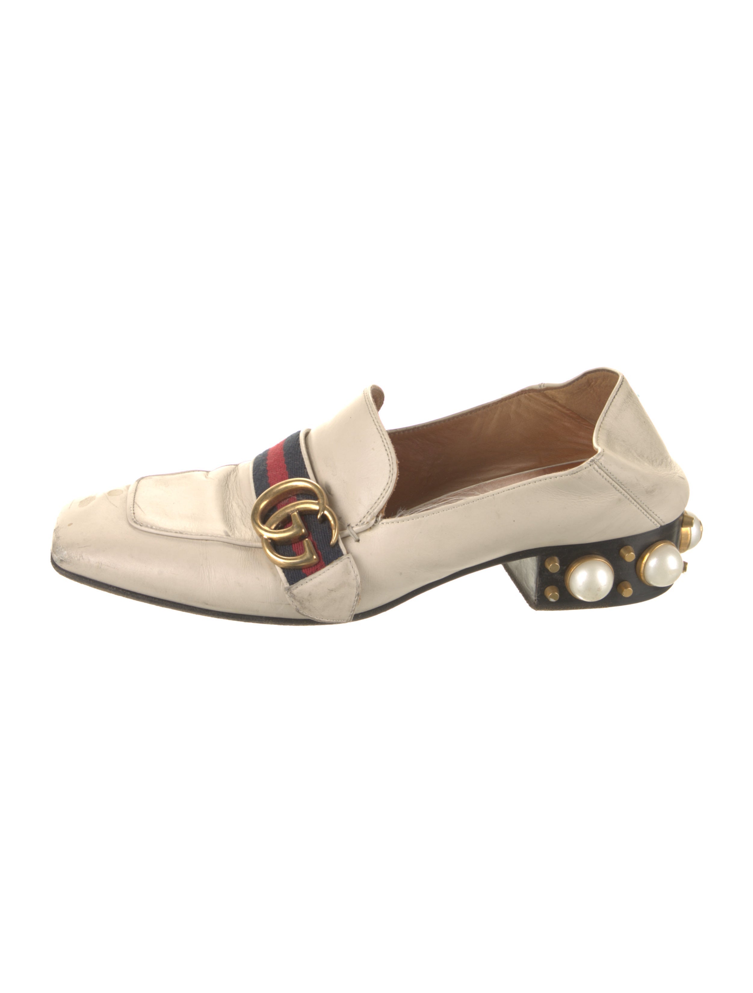 Gucci 2017 Queercore Brogue Pumps Neutrals Pumps, Shoes GUC138128 The RealReal