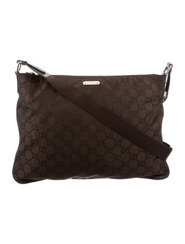 Gucci GG Nylon Messenger Bag