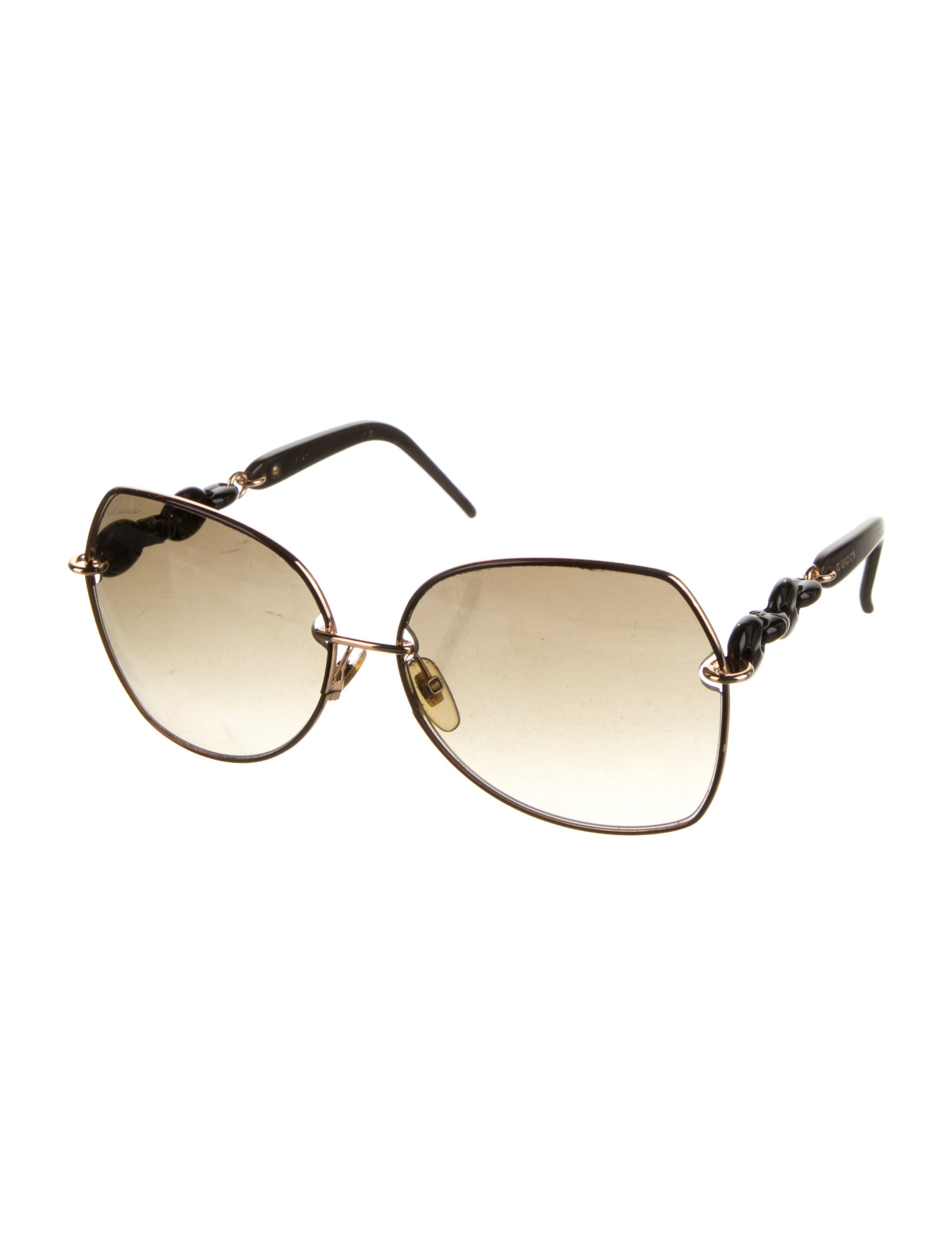 Gucci Sunglasses Brown Sunglasses, Accessories GUC34027 The RealReal