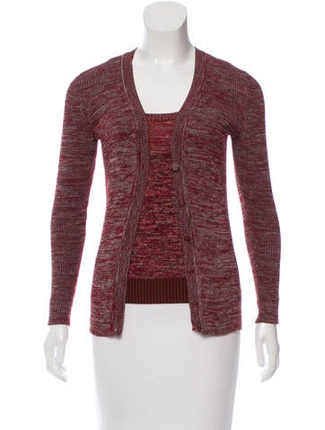 Gucci Heathered Cardigan Set