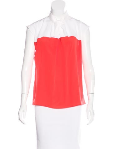 Gucci Colorblock Silk Top