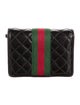 Gucci Quilted GG Marmont Web Accent Wallet