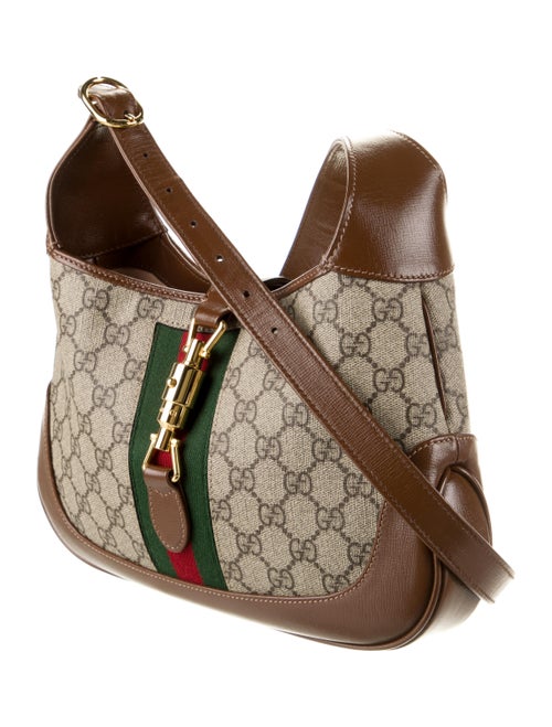 Gucci Small GG Supreme Web 1961 Jackie O Hobo