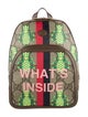 Gucci Maxi GG Supreme Pineapple Backpack