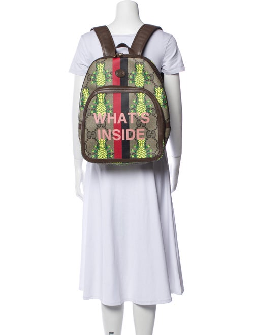 Gucci Maxi GG Supreme Pineapple Backpack