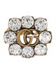 Gucci Crystal Double G Ring