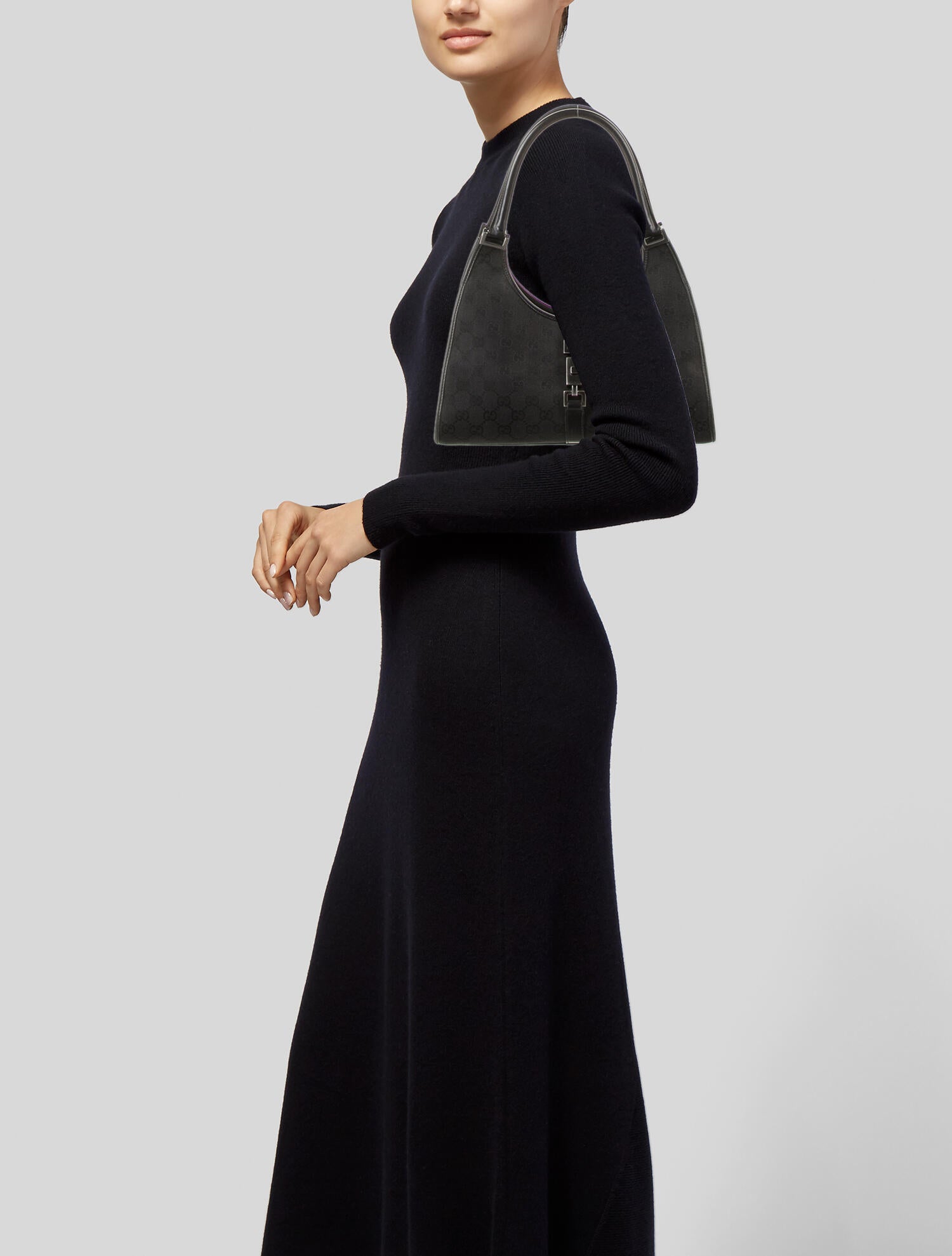 Gucci GG Canvas Bardot Hobo