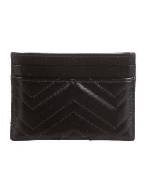 Gucci GG Marmont Card Case Leather Card Holder