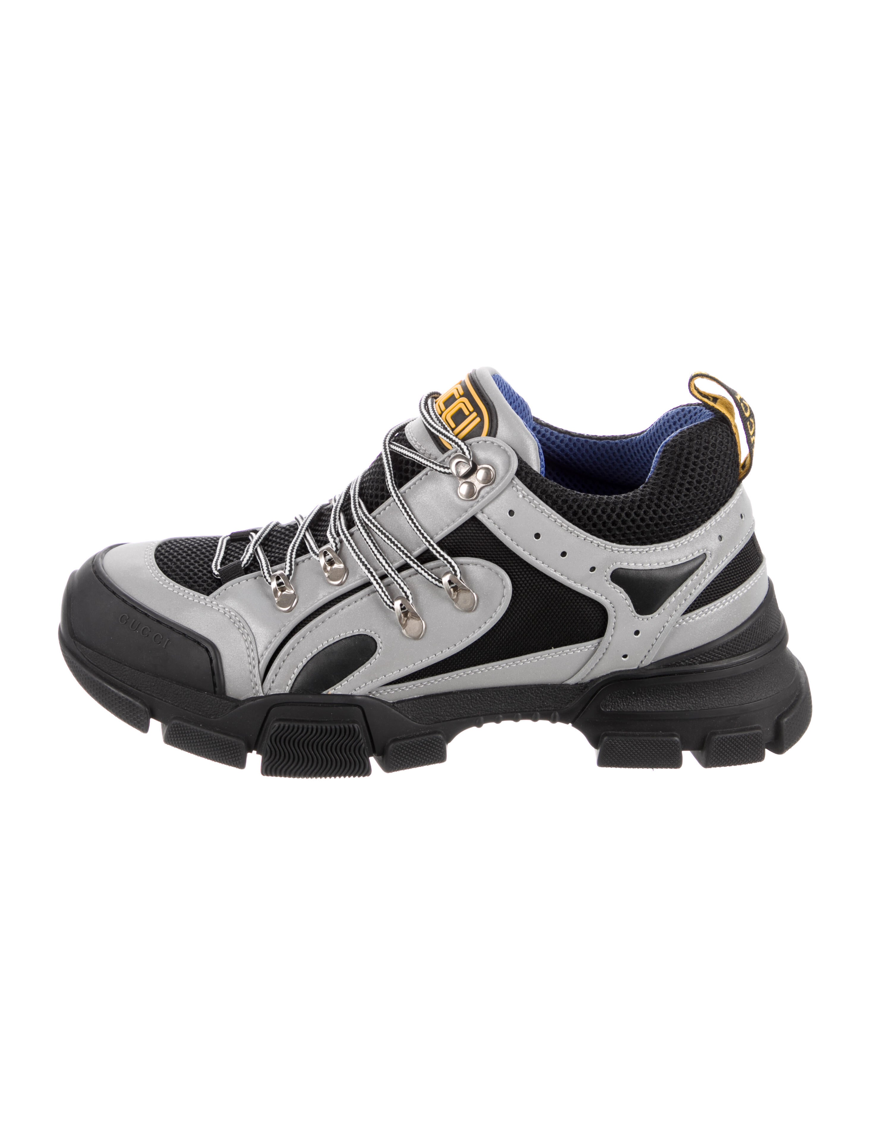 Gucci Flashtrek SEGA Reflective Grey Chunky Sneakers