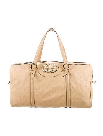 Gucci Guccissima Medium Britt Boston Bag