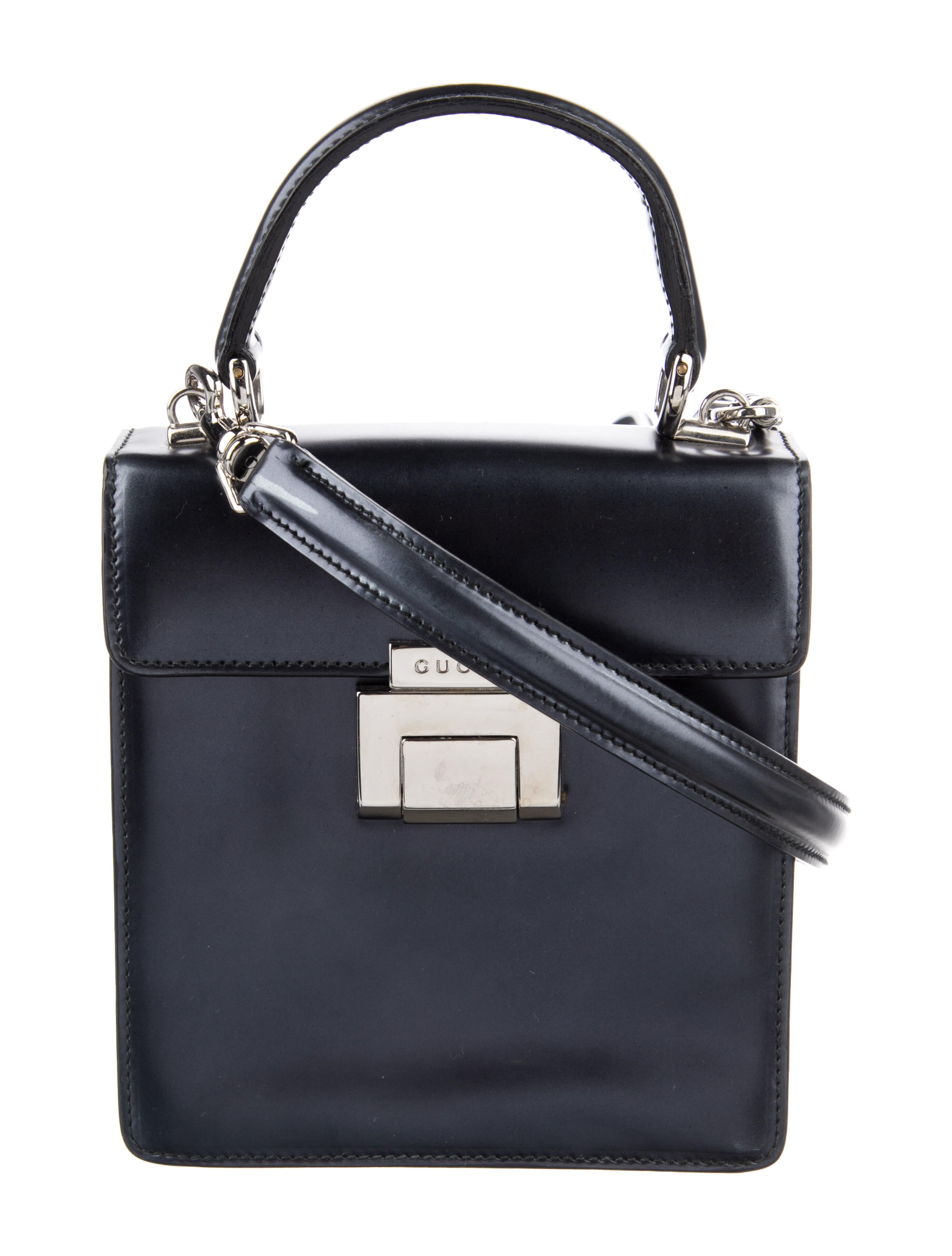 Gucci Vintage Top Handle Bag Blue Handle Bags, Handbags GUC1269486