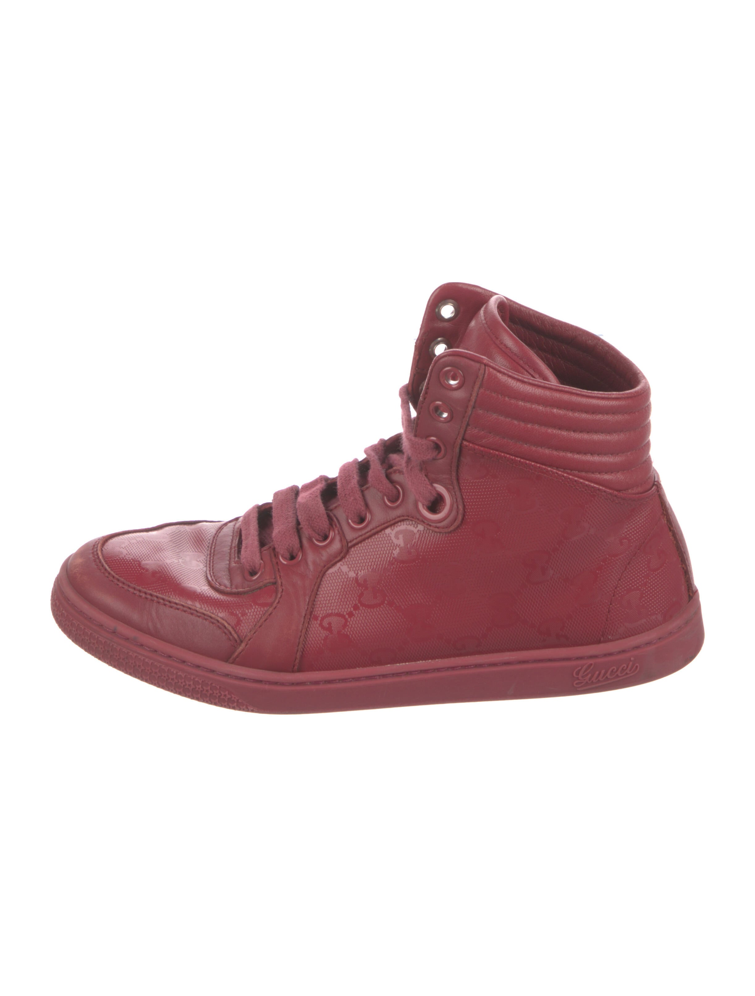mens red gucci sneakers