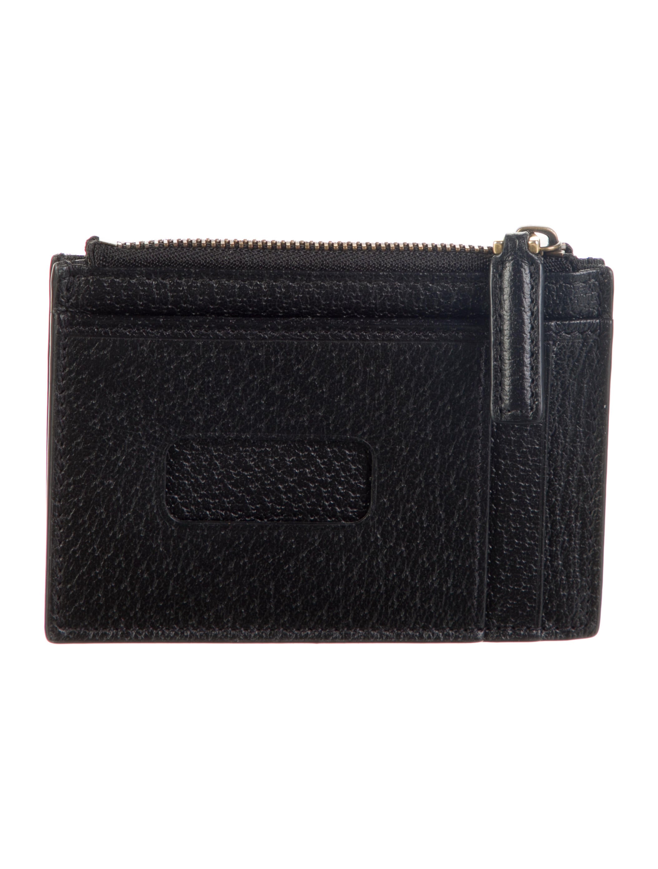 Gucci GG Marmont Zip Card Case Leather Wallet