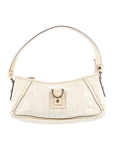 Gucci GG Patent D-Ring Hobo