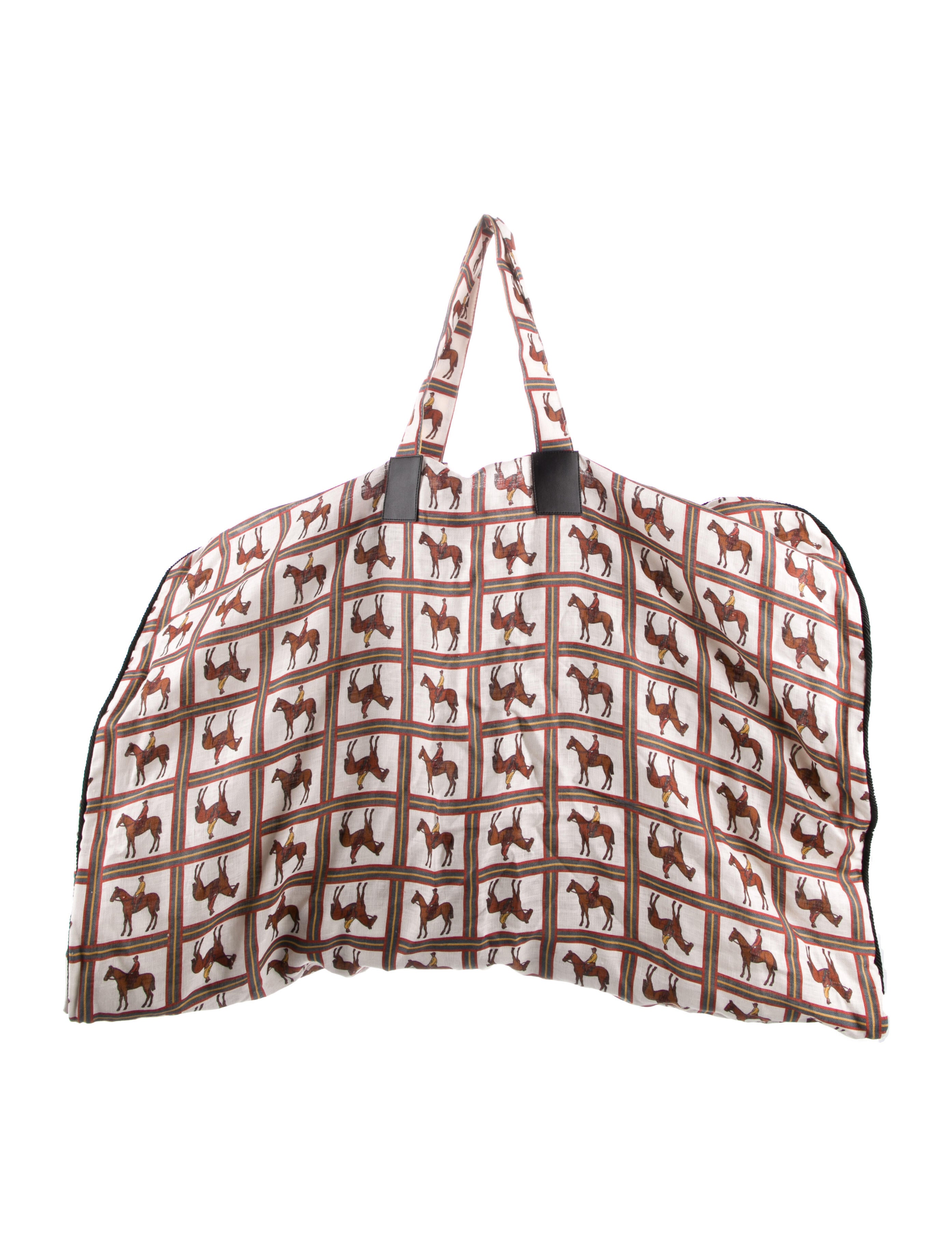 Gucci Equestrian Garment Bag Neutrals Garment Covers, Bags