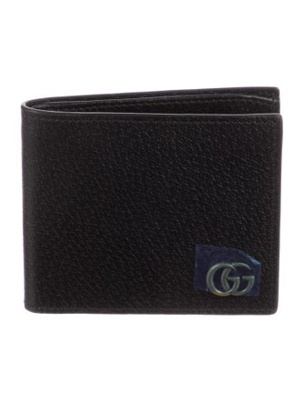 Gucci GG Marmont Leather Bi-Fold Canvas Bifold Wallet