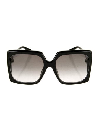Gucci Interlocking G Logo Square Sunglasses