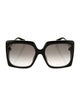 Gucci Interlocking G Logo Square Sunglasses