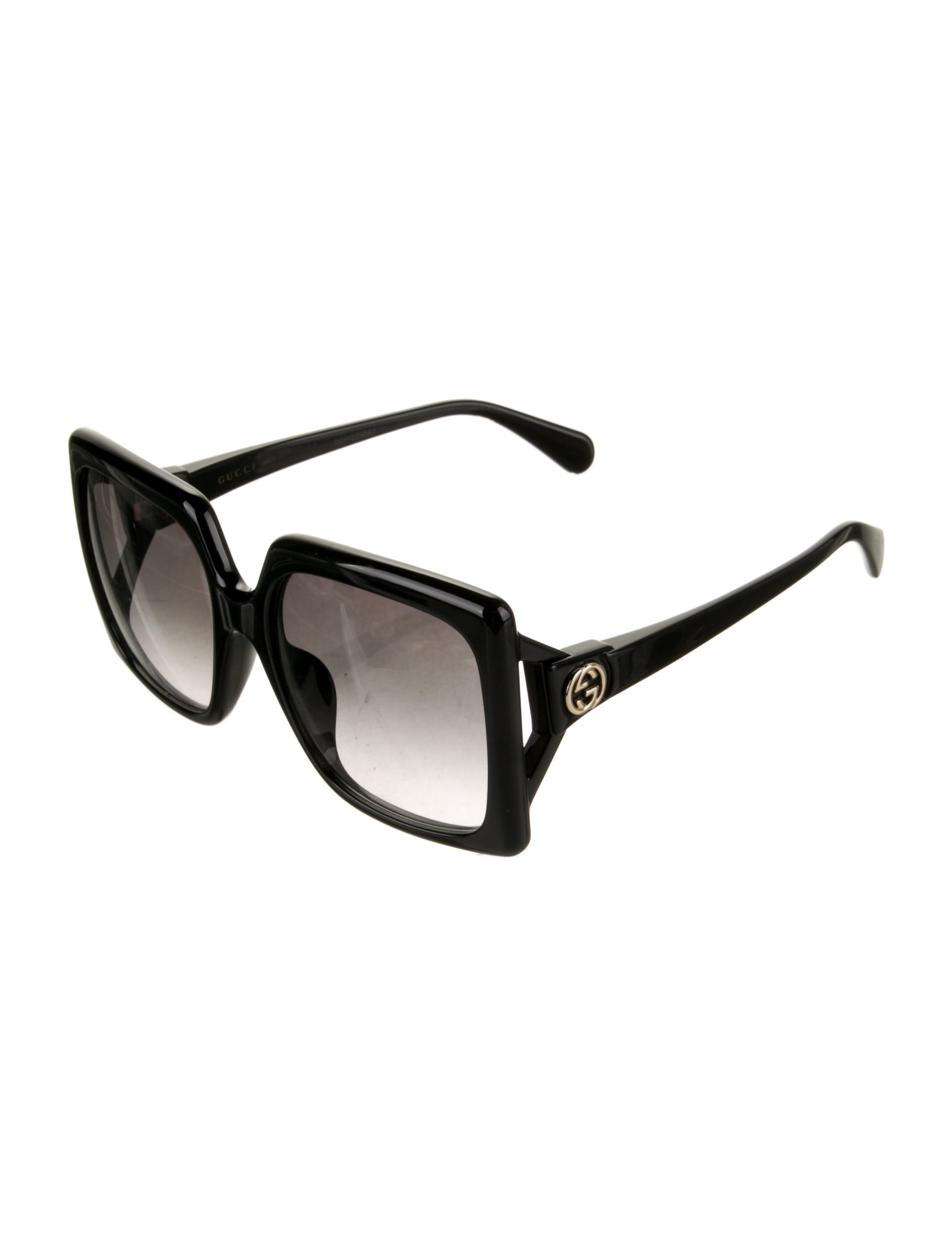 Gucci Interlocking G Logo Square Sunglasses