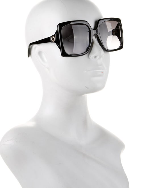 Gucci Interlocking G Logo Square Sunglasses