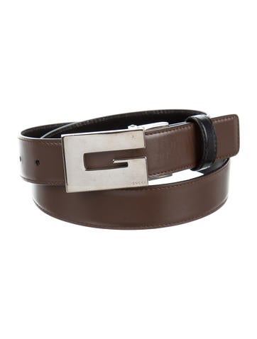 Gucci Leather Reversible Waist Belt