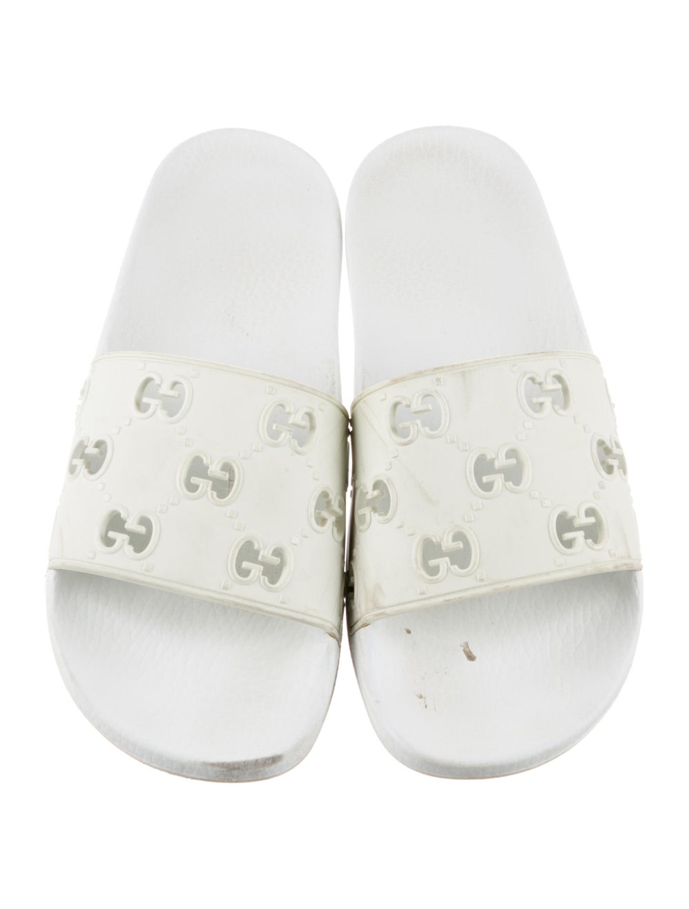 Gucci GG Signature Rubber Slides Gem