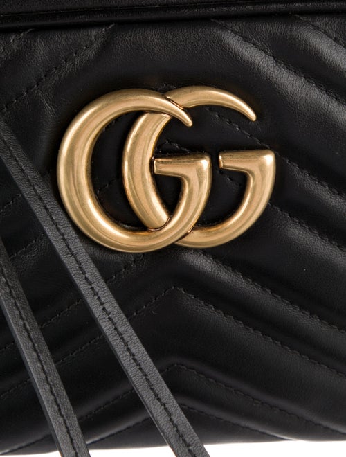 Gucci Small GG Marmont Matelasse Camera Bag