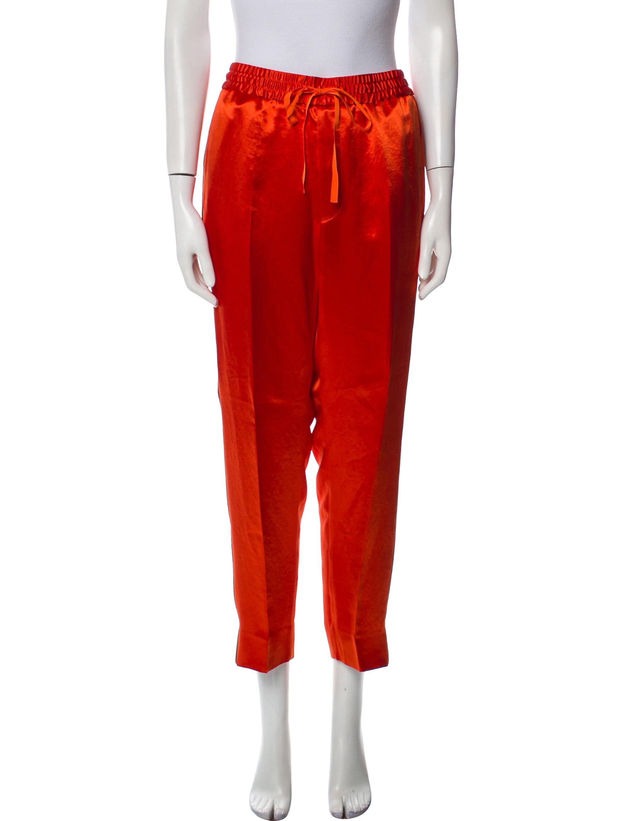 GUCCI Orange Satin Pyjama Pant