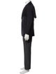 Gucci Mohair Fringe Trim Accent Blazer