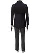 Gucci Mohair Fringe Trim Accent Blazer