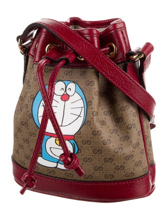 Gucci x Doraemon Micro GG Bucket Bag