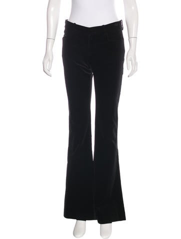 Gucci Velvet Flared Pants